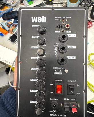 Modulo amplificatore Casse acustiche 100W 12v