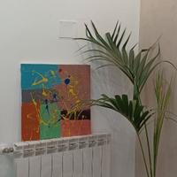 Tela acrilico fatta a mano