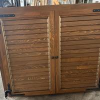 INFISSO E PERSIANA IN LEGNO