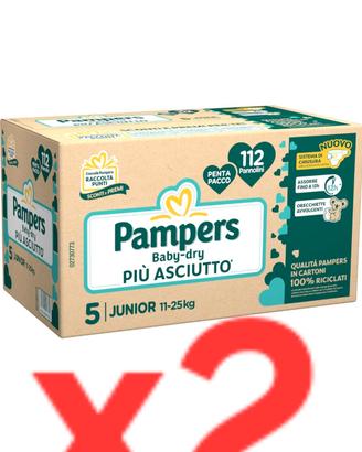 pannolini Pampers taglia 5