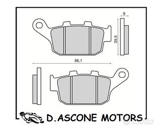 1 CP PASTIGLIE POSTERIORE X-ADV 750 17-21