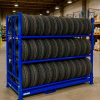 Bancali porta pneumatici ripiegabili pallet gomme