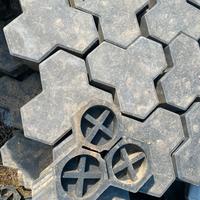 Mattonelle auto bloccanti in gomma nuove