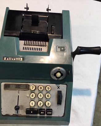 Macchina calcolatrice Olivetti vintage