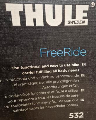 Due Porta bici da tetto auto Thule Freeride 532