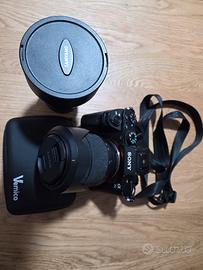 sony alpha 7 II con 2 obiettivi accessori 