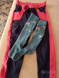 Pantaloni equitazione bambina