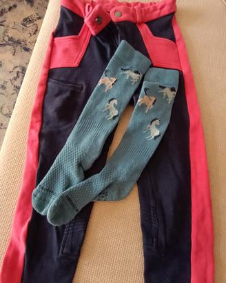 Pantaloni equitazione bambina