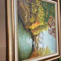 QUADRO PAESAGGIO MONTANO 