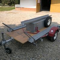 Carrello portamoto con govone