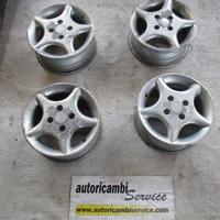 SET 4 CERCHI IN LEGA DA RIPRISTINARE (VEDI FOTO) S