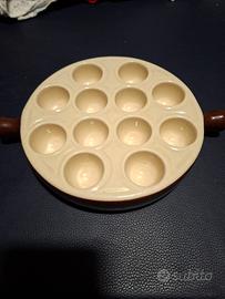 piatto-pentola per escargou, lumache