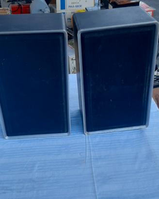 Coppia Altoparlanti Casse Vintage Grundig Box 1505