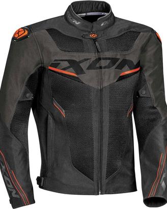 Giubbotto Moto in Tessuto Ixon DRACO Nero aracione