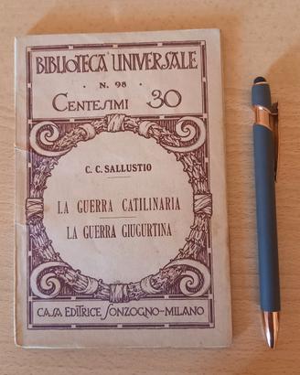 C. C. Sallustio, La guerra Catilinaria/Giugurtina
