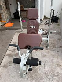 Panca Multifunzione Crane con supporto bilancere