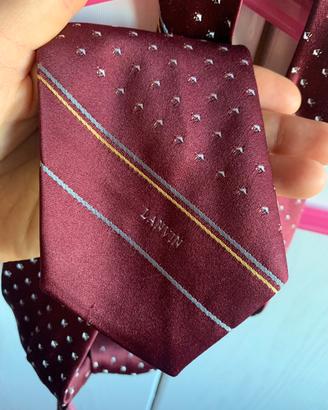 Cravatta Lanvin New York 100% seta