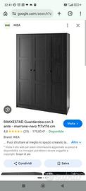 Ikea armadio un anta rakkestad