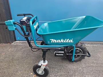 Makita DCU180 carriola elettrica con due batterie