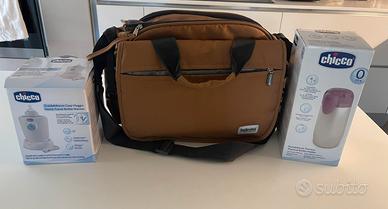 Borsa, scaldabiberon e portabiberon