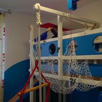 Letto a soppalco o castello usato billi-bolli in l