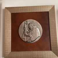 Bassorilievo argento di Ioannes Paulus II - Bodini