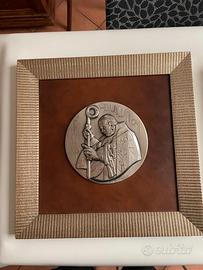 Bassorilievo argento di Ioannes Paulus II - Bodini