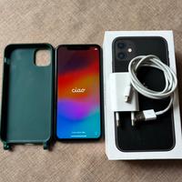 Iphone 11, 64 GB + Caricatore originale + cover