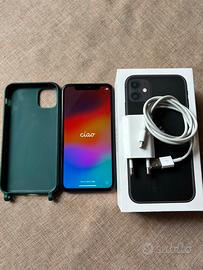 Iphone 11, 64 GB + Caricatore originale + cover