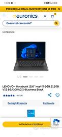 Notebook LENOVO