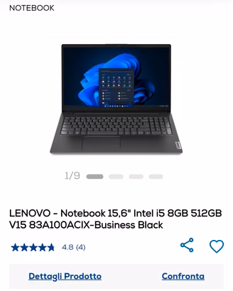 Notebook LENOVO