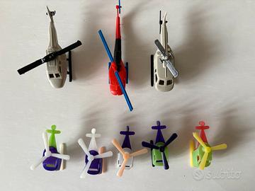 Flotta elicotteri Kinder anni ‘80