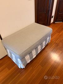 Pouf in tessuto