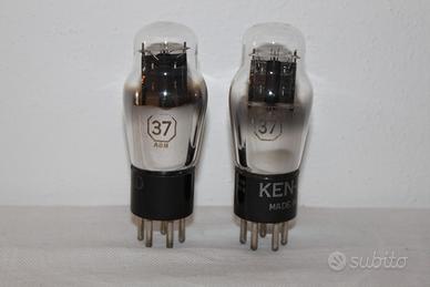 Coppia Valvole 37 ( VT37 , UY37 , 237 ) KEN-RAD