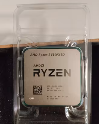 ryzen 5 5500x3D nuovo mai usato