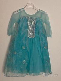 H&M Costume Elsa FROZEN taglia 104 Bambina 3-4anni