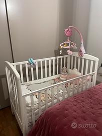 Lettino culla con materasso