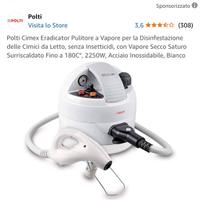 Vaporetto polti con sanificatori  Sani System