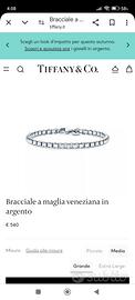 BRACCIALE TIFFANY IN ARGENTO925