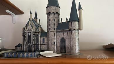 Puzzle 3d castello hogwarts