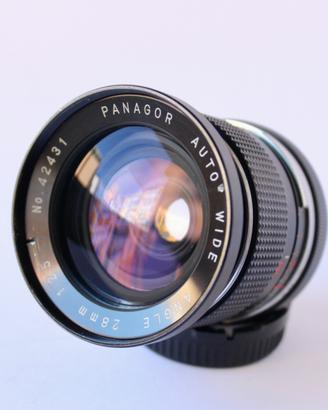 Panagor Auto Wide Angle 28mm f/2.5 con attacco FD