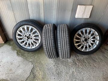 CERCHI DA 15 ORIGINALI FIAT 500 CON GOMME ESTIVE