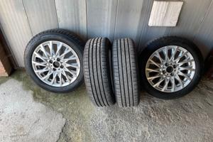 CERCHI DA 15 ORIGINALI FIAT 500 CON GOMME ESTIVE