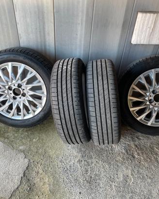 CERCHI DA 15 ORIGINALI FIAT 500 CON GOMME ESTIVE