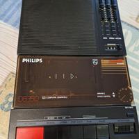 Lettore cassette anni '80 Philips
