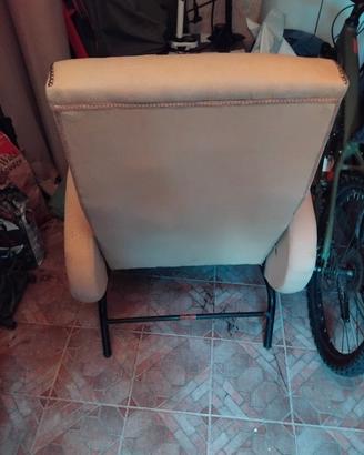 Poltrona wintage anni 70 relax reclinabile 