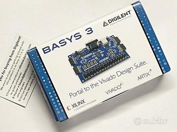 Basys 3 Artix-7 FPGA Trainer Board Basys3 + omaggi