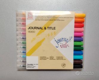 ZIG Kuretake Journal & Title 12 colori – Pennarell