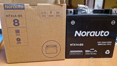 Batteria Norauto per moto 12V 12Ah .Nuova