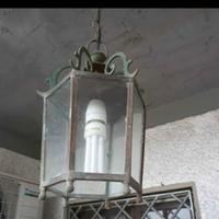LANTERNA DA SOFFITTO  E MEZZE LANTERNE DA PARETE  